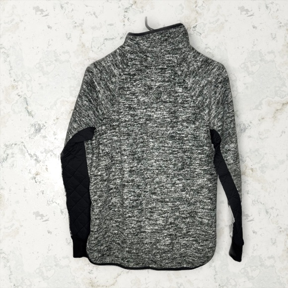 NWT Abercrombie & Fitch Assymetrical Snap Fleece - Picture 2 of 6